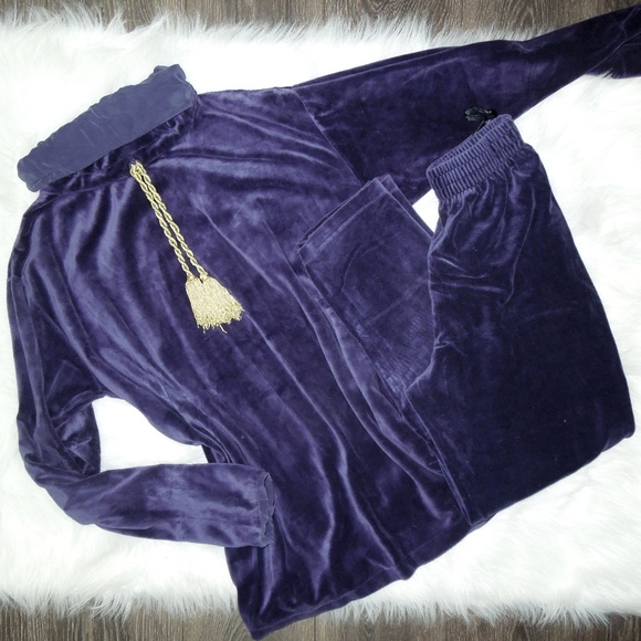 90s velvet tracksuit